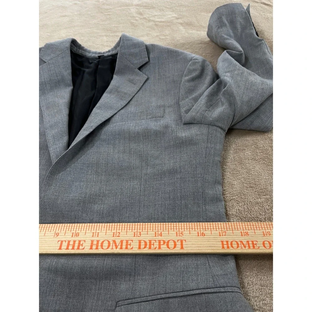 J Crew Ludlow Slim Traveler Tollegno 1900 Blazer Mens‎ 38S Gray Italy Voyager